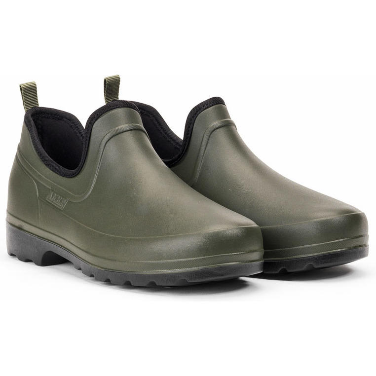 Aigle Mens Taden Plus Clogs - Khaki / Black